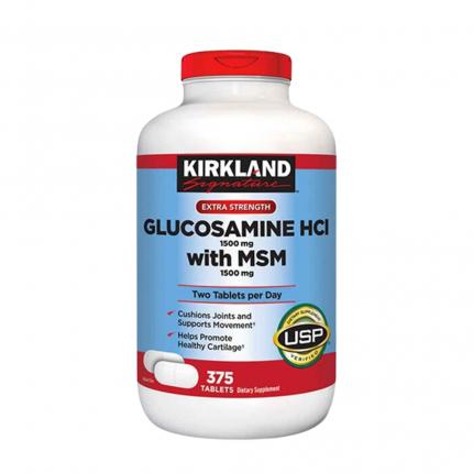 Viên uống bổ khớp Glucosamine HCl & MSM Kirkland