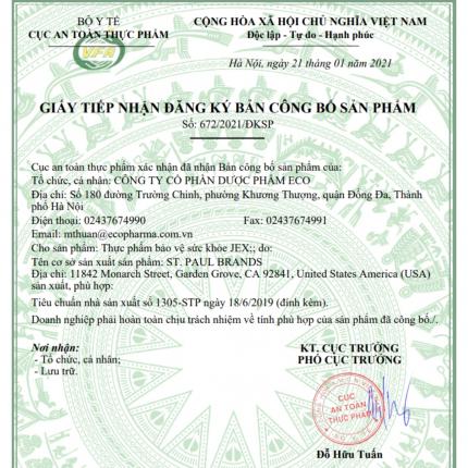 Giấy công bố sản phẩm 