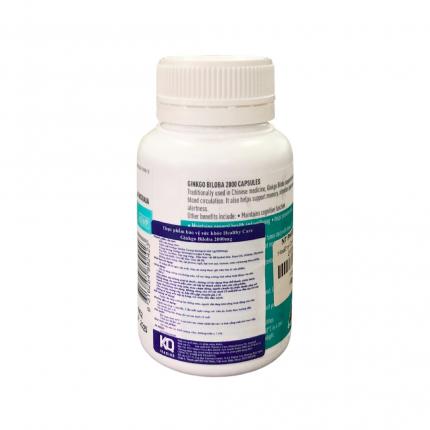Viên uống bổ não Healthy Care Ginkgo Biloba 2000mg Úc