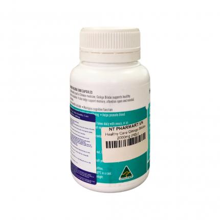 Viên uống bổ não Healthy Care Ginkgo Biloba 2000mg Úc