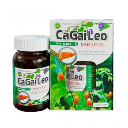 Viên uống Cà gai leo xạ đen Meko Plus - Hỗ trợ giải độc gan