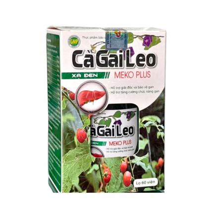 Mặt trước hộp Cà gai leo xạ đen Meko Plus