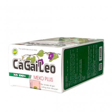 Mặt bên hộp Cà gai leo xạ đen Meko Plus