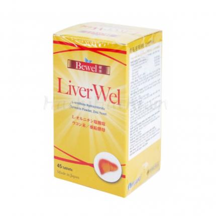 Mặt bên dưỡng gan Bewel LiverWel Waki