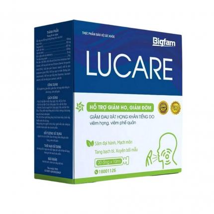 Viên uống giảm ho, tiêu đờm Lucare Bigfam