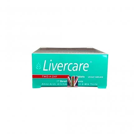 Mặt bên bổ gan HealthAid LiverCare - Hỗ trợ giải độc, bảo vệ gan