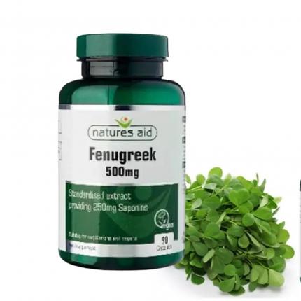 Natures Aid Fenugreek 500mg
