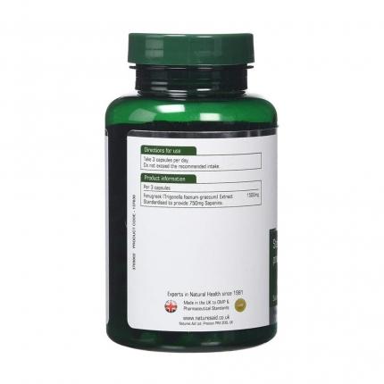 Natures Aid Fenugreek 500mg