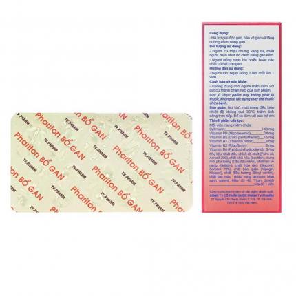 Viên uống Phariton Bổ Gan