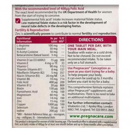 Pregnacare Before Conception