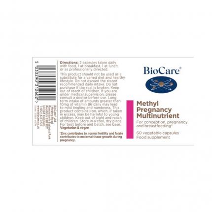 Bao bì viên uống vitamin tổng hợp BioCare cho bà bầu