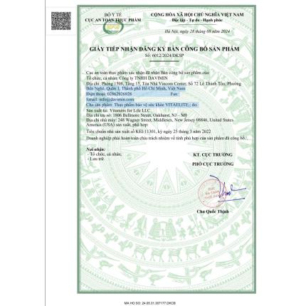 Vita Elite Giấy Cbsp