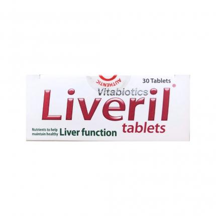 Vitabiotics Liveril - Hỗ trợ giải độc gan hộp 30 viên