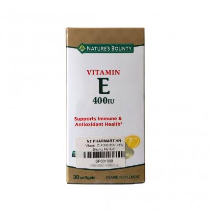 Vitamin E 400IU Nature's Bounty (1)