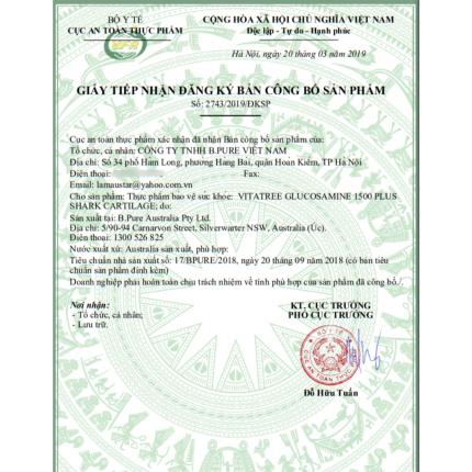 Giấy đăng ký công bố sản phẩm