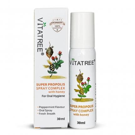 Vitatree Super Propolis Spray Complex with honey xit hong keo ong trang