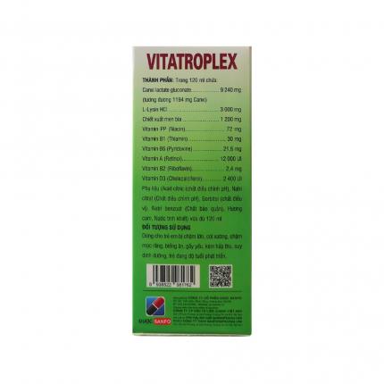 Vitatroplex - Bổ sung vitamin tổng hợp cho bé chai 120ml