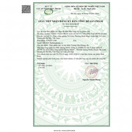 Giấy công bố sản phẩm