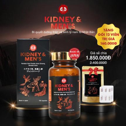 Waki Pharma Kidney Men's - Bổ thận, tăng cường sinh lý nam