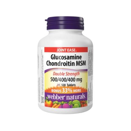 Webber Naturals Glucosamin, Chondrotin, MSM Hộp 120 Viên