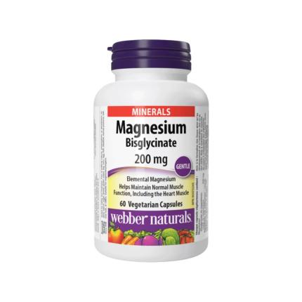 Webber Naturals Magnesium Bisglycinate 200mg (60 Viên)
