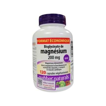 Webber Naturals Magnesium Bisglycinate 200mg