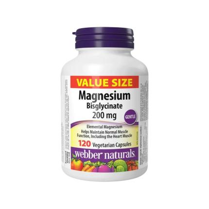 Webber Naturals Magnesium Bisglycinate Hộp 120 Viên