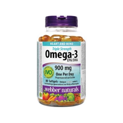 Webber Naturals Omega 3 Triple Strength Hộp 80 Viên