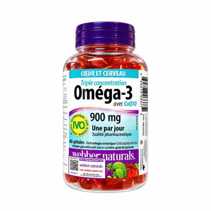 Webber Naturals Triple Strength Omega 3 + CoQ10