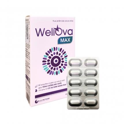 WellOva Max - Hỗ trợ nâng cao chất lượng trứng ở phụ nữ