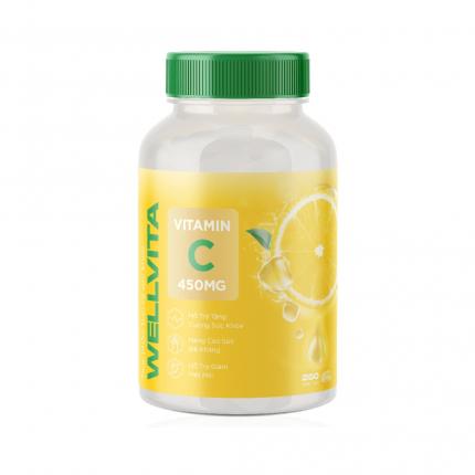 WellVita Vitamin C - Tăng đề kháng, giảm mệt mỏi hộp 250 viên