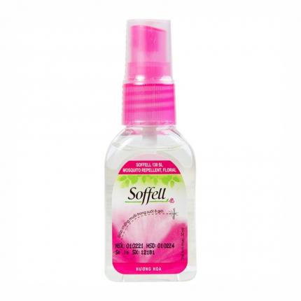 Xịt Chống Muỗi Soffell Hương Hoa 30ml (Spray)