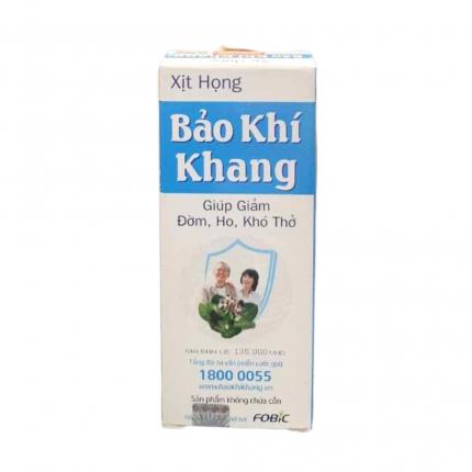 Xịt họng Bảo Khí Khang - Hỗ trợ các bệnh đường hô hấp