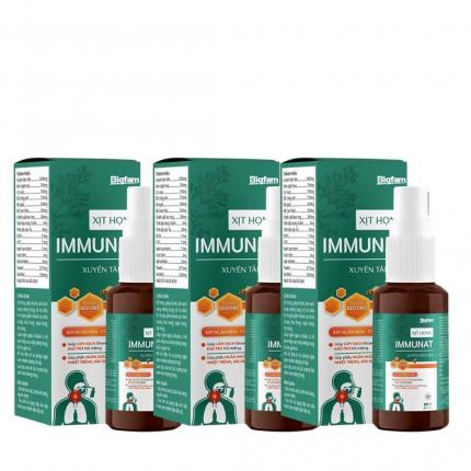 Xịt Họng Immunat - Làm sạch vùng miệng họng