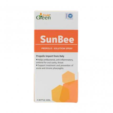 Xịt họng SunBee - Hỗ trợ giảm ho, dịu họng, kháng viêm