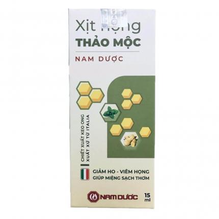 Xịt họng thảo mộc - giảm khản tiếng, giúp loãng đờm