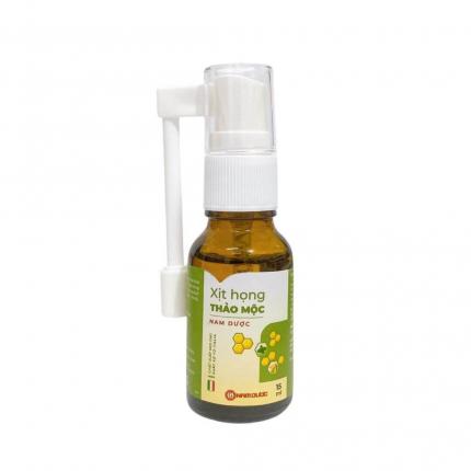 Xịt họng thảo mộc - giảm khản tiếng, giúp loãng đờm