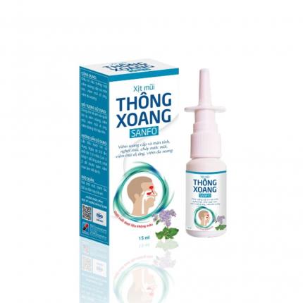 Xịt mũi Thông Xoang Sanfo
