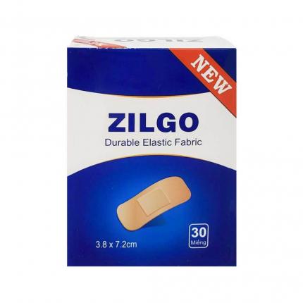 Zilgo - Băng cá nhân bảo vệ vết thương nhỏ, xước da (3.8 x 7.2 cm)