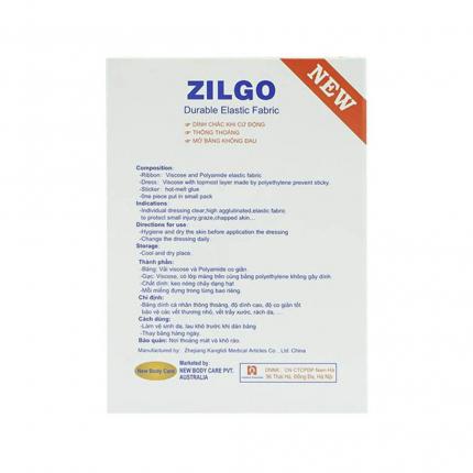 Zilgo - Băng cá nhân bảo vệ vết thương nhỏ, xước da (3.8 x 7.2 cm)