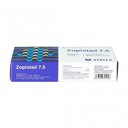 Zopistad 7,5mg - Điều trị rối loạn giấc ngủ