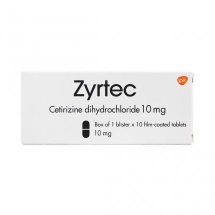 Zyrtec - Điều trị viêm mũi dị ứng, mề đay