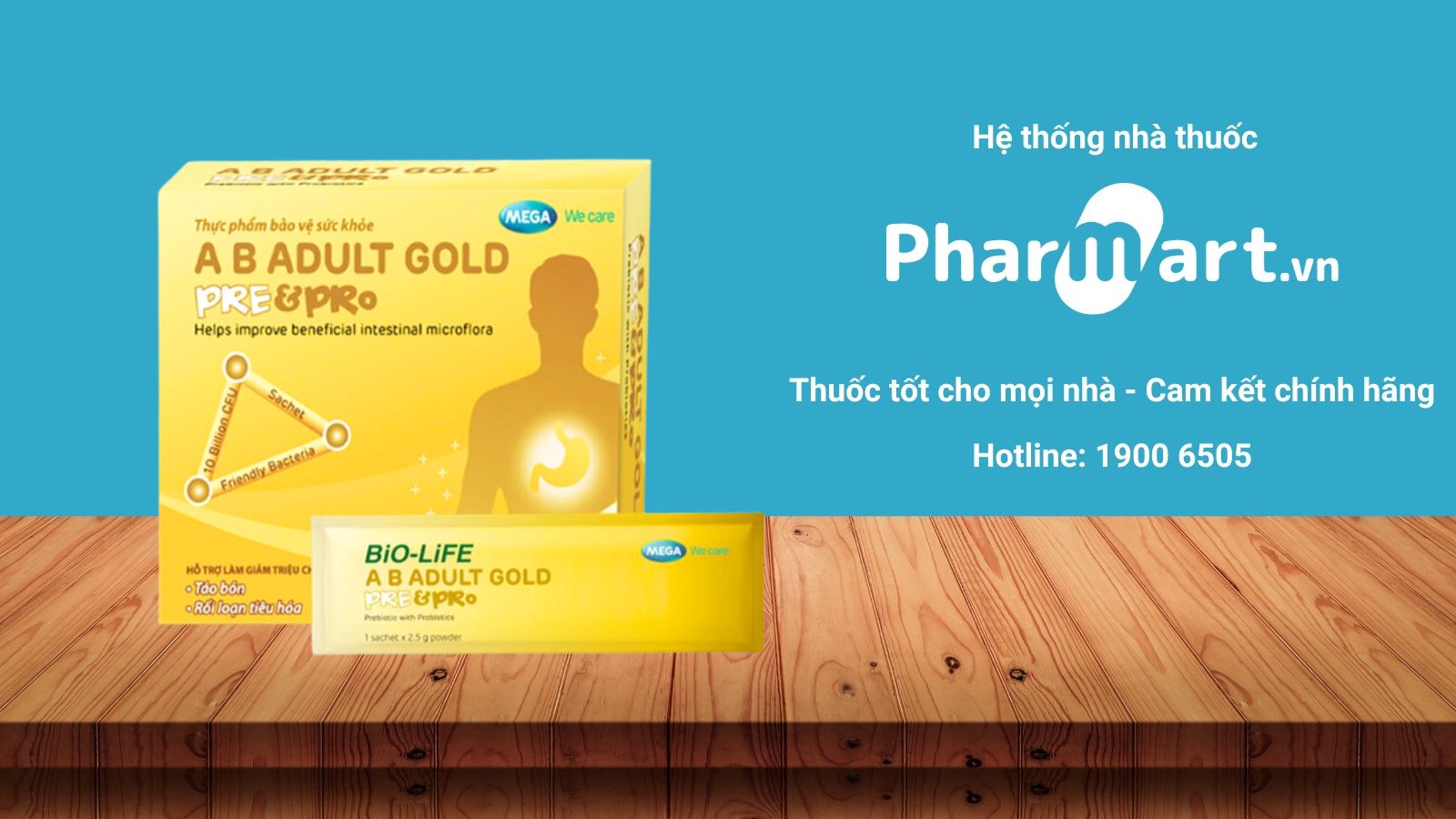 Mua A.B. Adult Gold Pre & Pro chính hãng tại Pharmart.vn