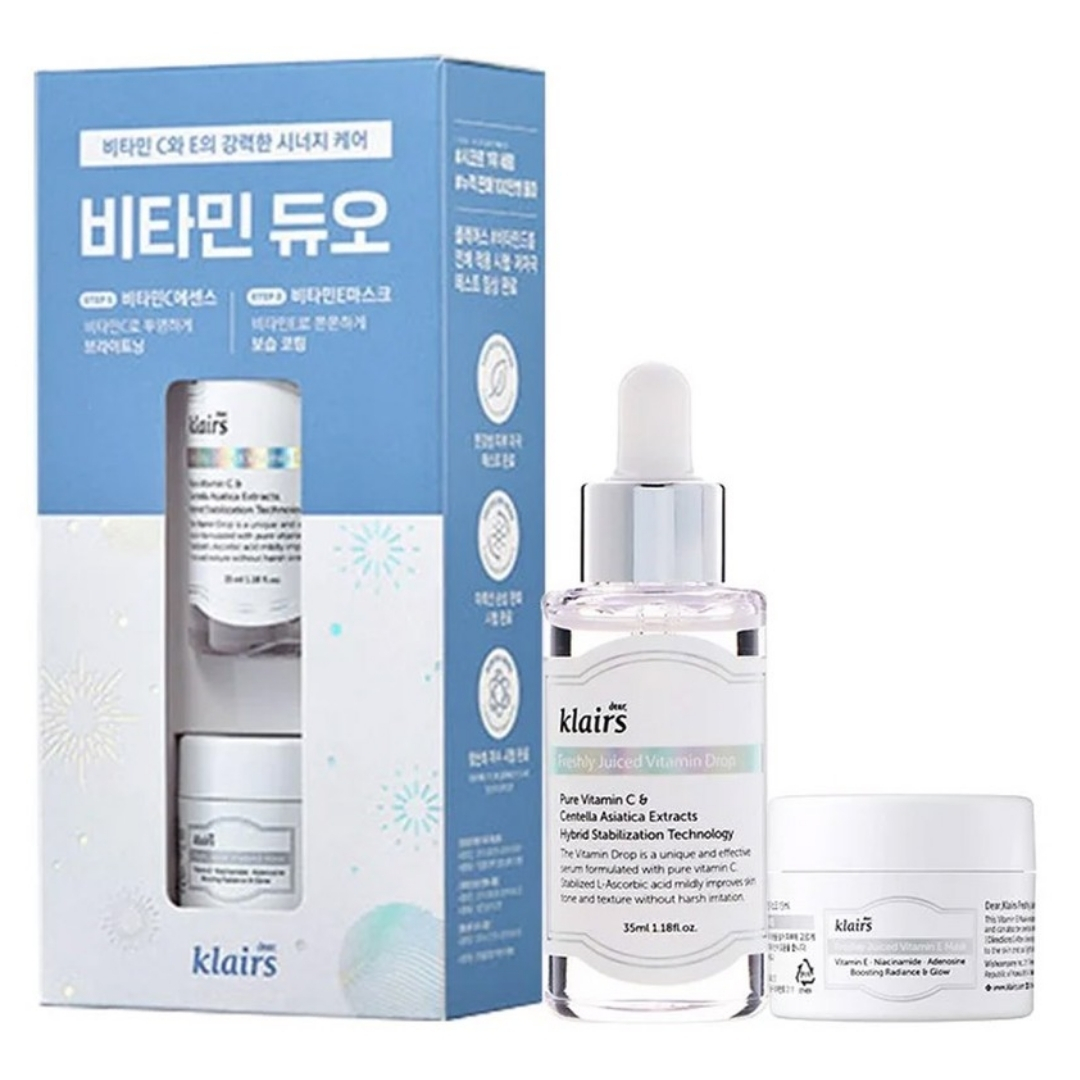 Combo Klairs vitamin duo trial kit (klairs vitamin drop 35ml + klairs