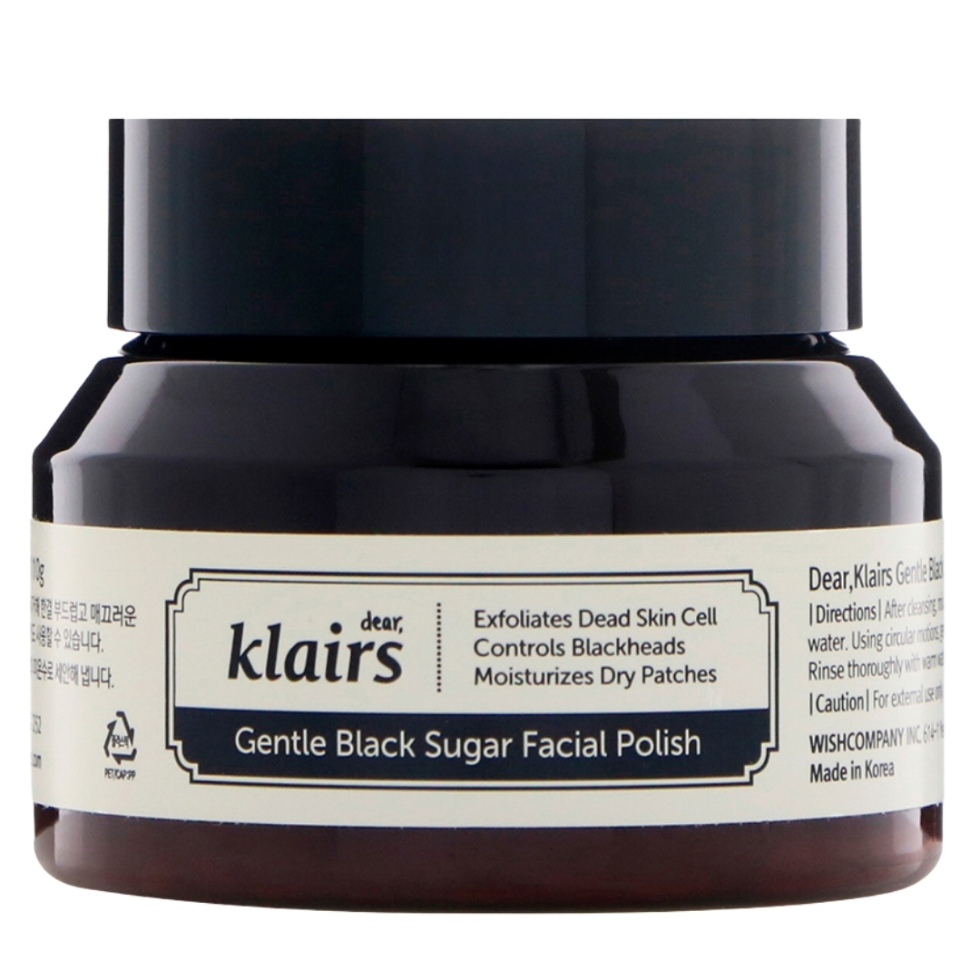 a Klairs Gentle Black Sugar Facial Polish 110g