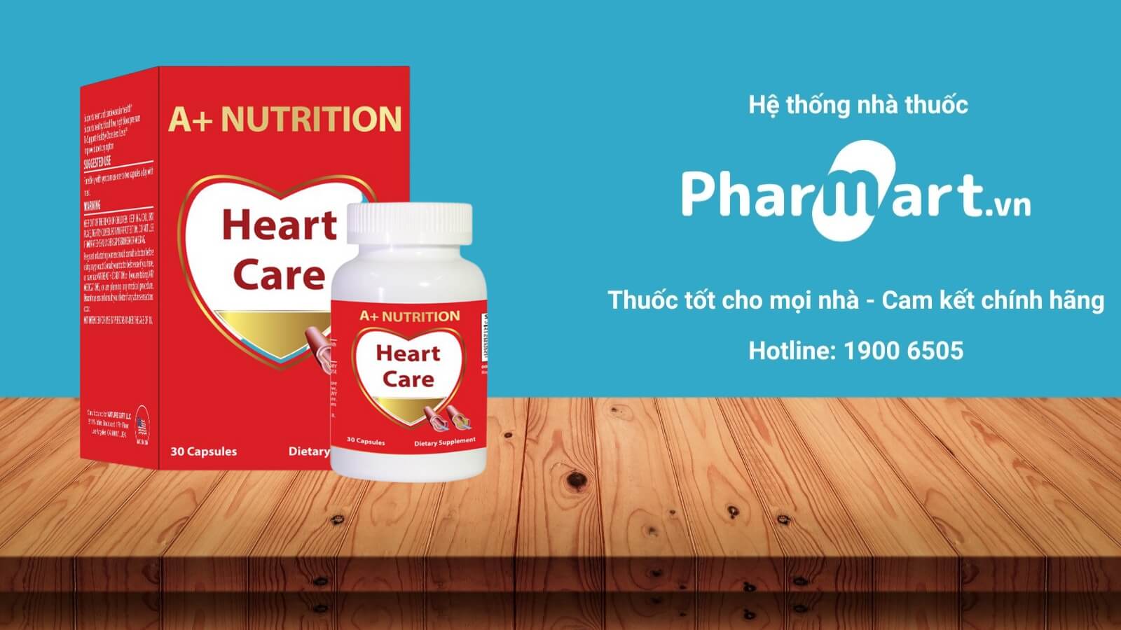A+ Nutrition Heart Care xua tan đi nỗi lo mỡ máu