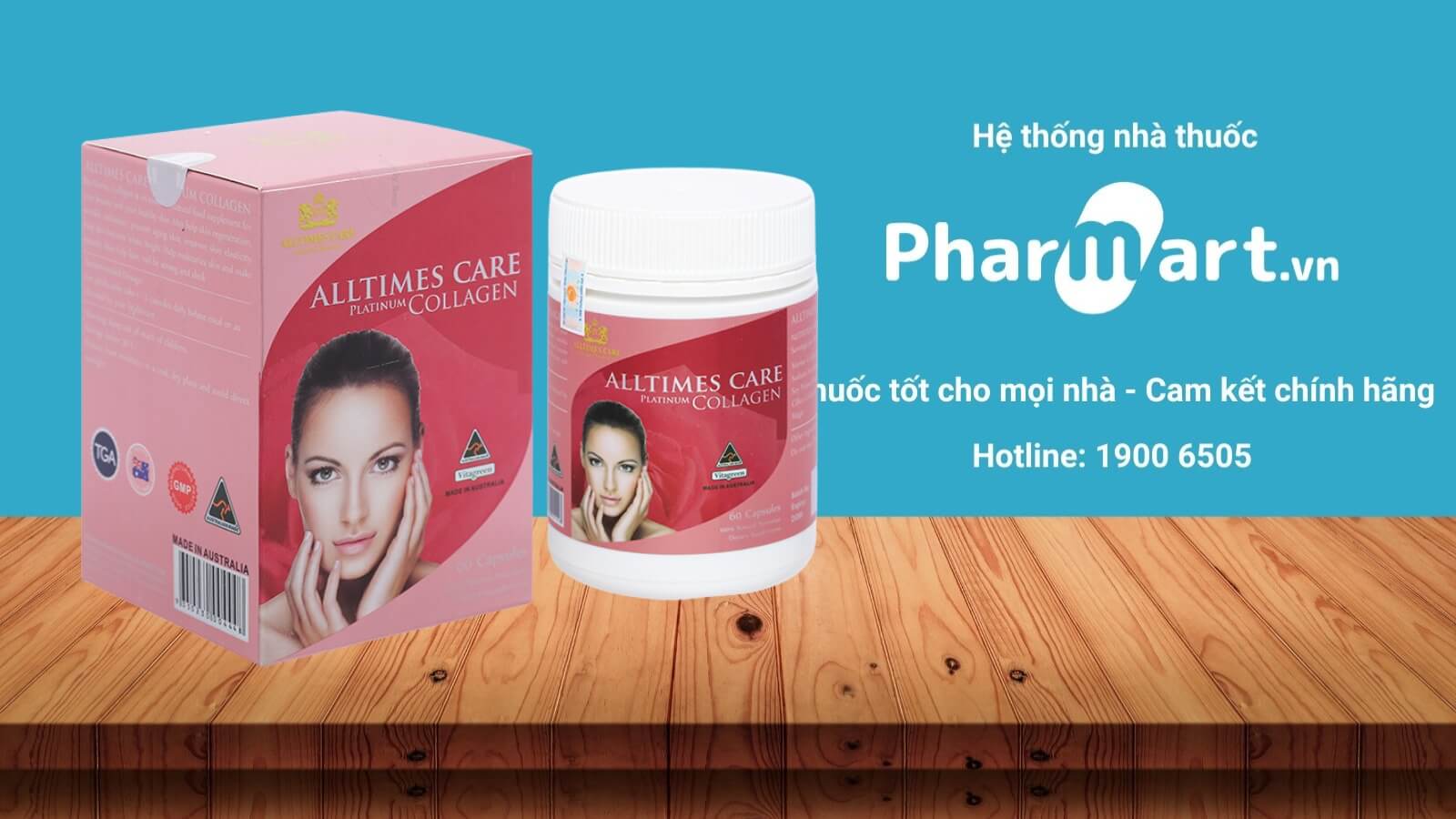 Alltimes Care Platinum Collagen giúp da chắc khoẻ, tăng tính đàn hồi cho da