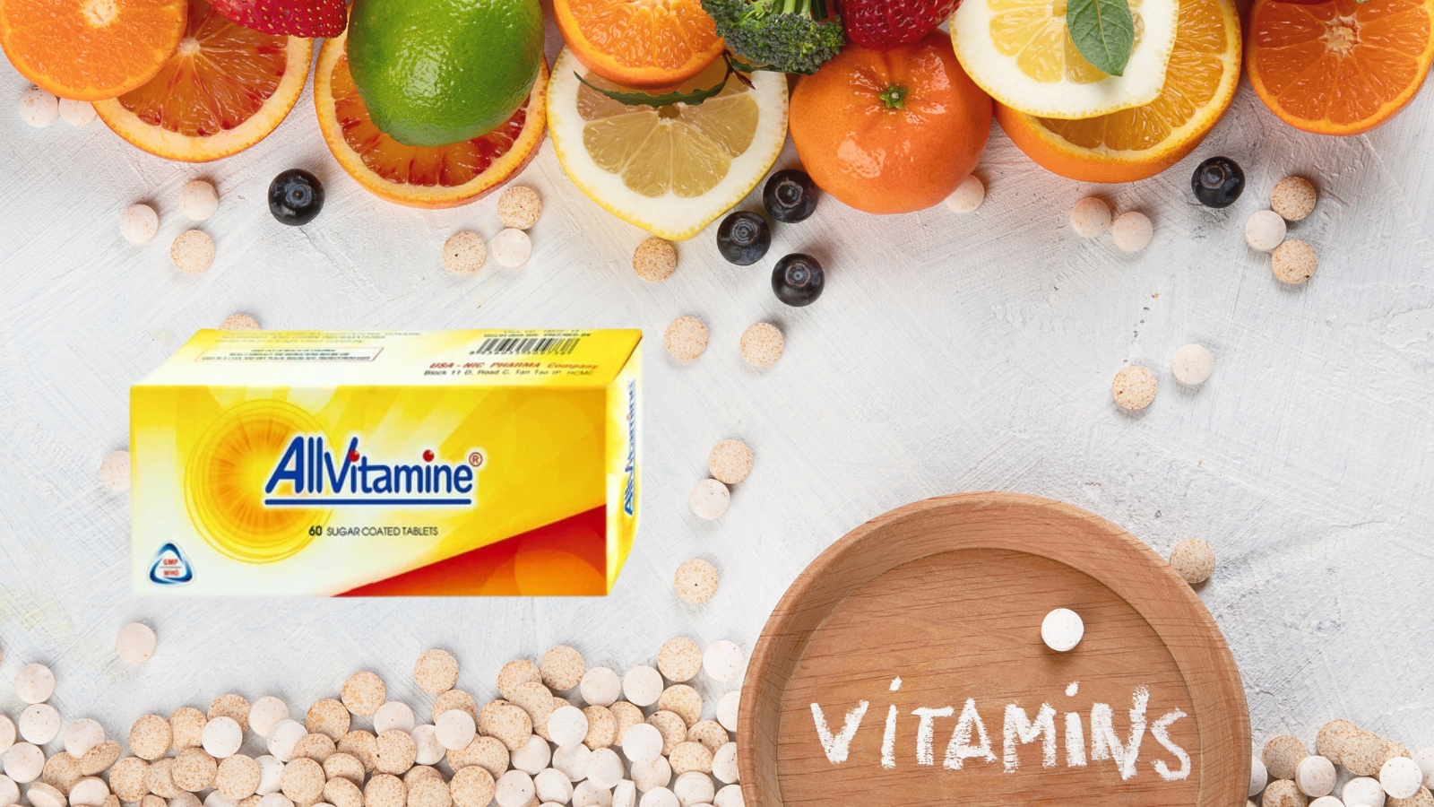 Allvitamine giúp cung cấp đầy đủ các vitamin cần thiết cho cơ thể