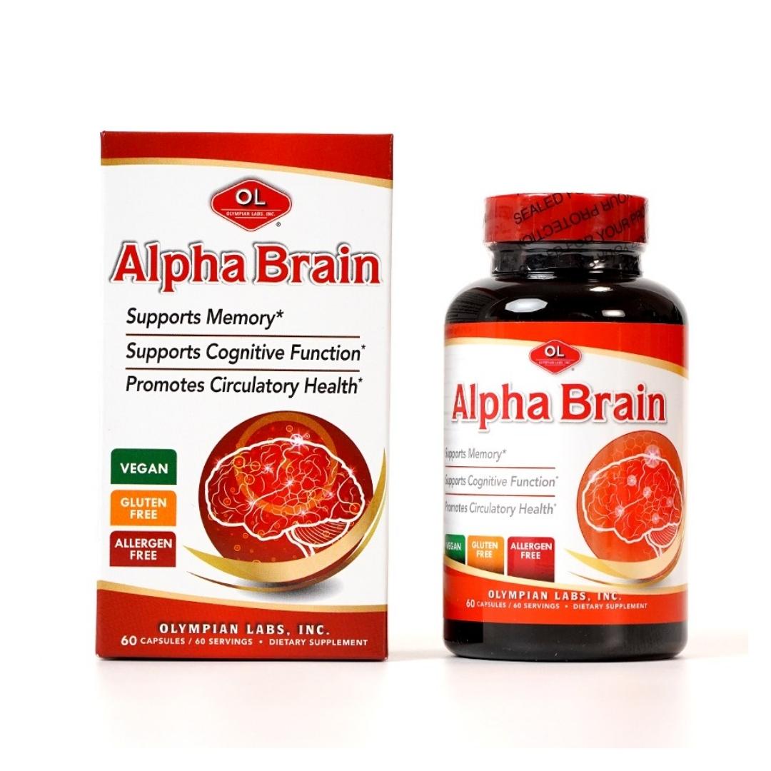 Alpha Brain - Cải Thiện Trí Nhớ, Tăng Tuần Hoàn Máu Não