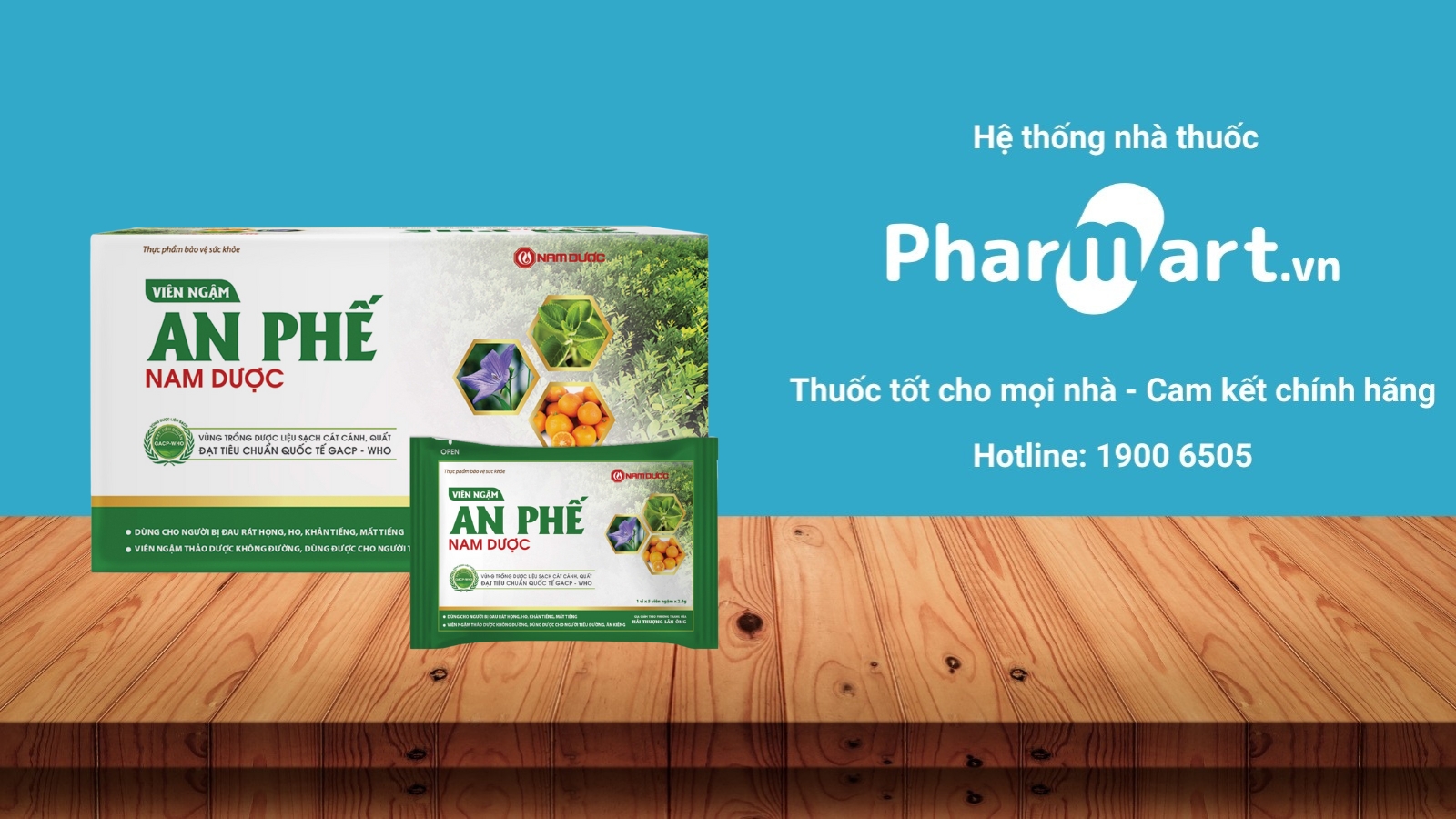 Địa chỉ mua Viên Ngậm An Phế Nam Dược uy tín